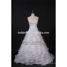 new style white roman sstyle sweetheart layers organza ball gown wedding dress romantic angel